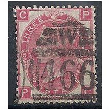 1868 SG103 3d Rose Plate 5 Good Used Good Colour "PC" ...