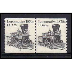 1897A 2c Locomotive Very Fine MNH Dry Gum CNP Left 8 KA9272