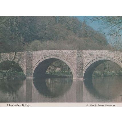 Llawhaden Bridge Pembroke Wales Welsh Postcard