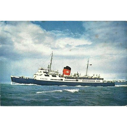 Sealink UK SS MAID OF ORLEANS Postcard (J. Arthur Dixon)