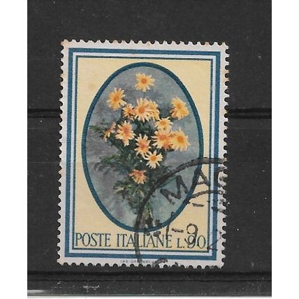 Italy.SG1159 90l Anthemis (Golden Marguerite).Fine Used.Sept22a