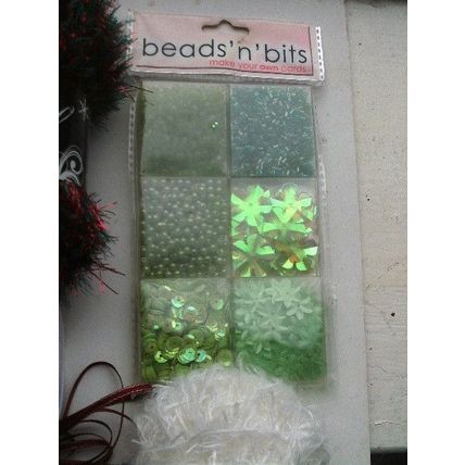 Christmas Craft Inspiration Pack; ribbon, felt, buttons, beads etc.