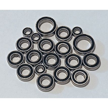 (19pcs) TEAM LOSI SLIDER / STRIKE SC Rubber Sealed Ball Bearing Set