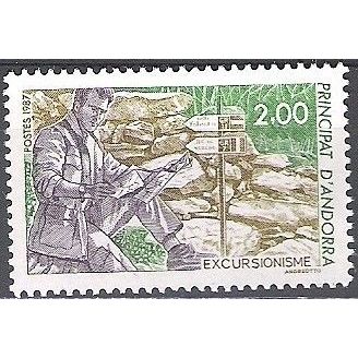 Andorre Français 1987 Michel 385 Neuf ** Cote (2008) 1.30 € Tourisme randonnée