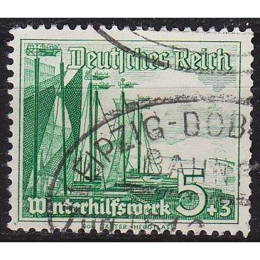 GERMANY REICH [1937] MiNr 0653 ( O/used ) [01] Bahnpost