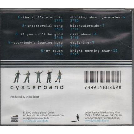 Oysterband - Rise above 10 track CD Album PLANE88874