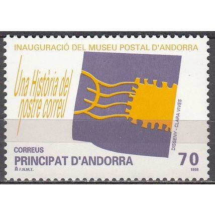 Andorra Español 1998 Michel 261 Neuf ** Cote (2008) 1.50 € Musée Postal Emblème