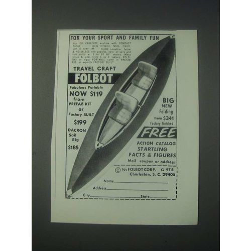 1978 Travel Craft Folbot Boat Ad - For Your Sport and Family Fun