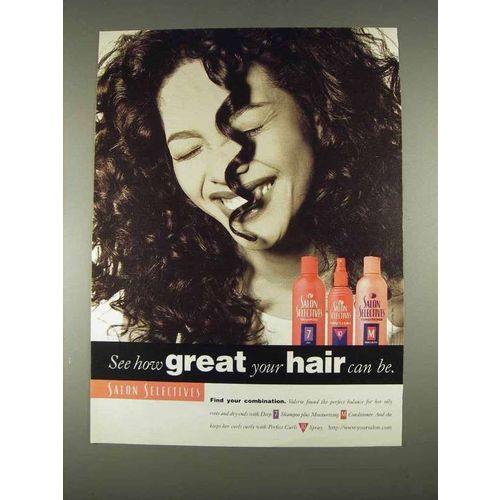 1996 Salon Selectives Hair Care Ad - How Great
