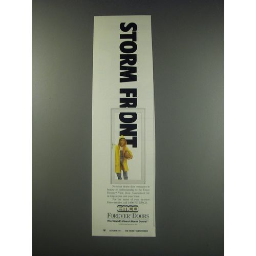 1991 Emco Forever Doors Ad - Storm Front