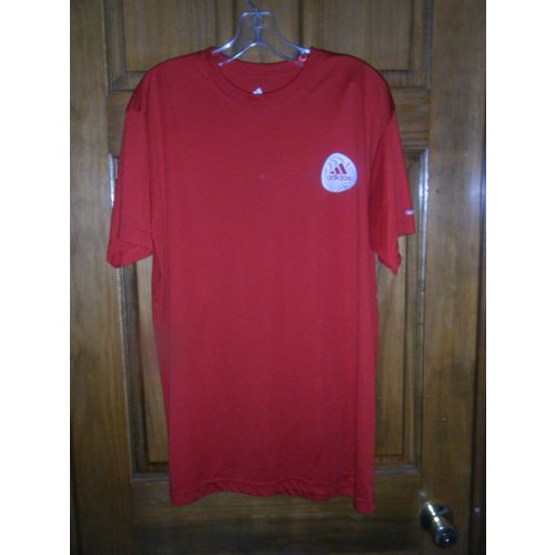 Adidas Red Pullover Crewneck Athletic Shirt - Size L