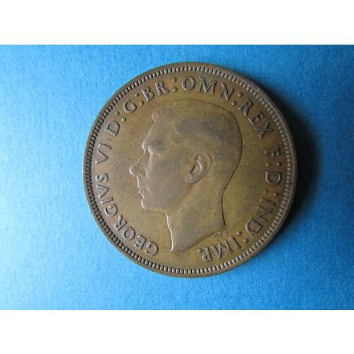 1944 GEORGE VI ONE PENNY FREE POST. J