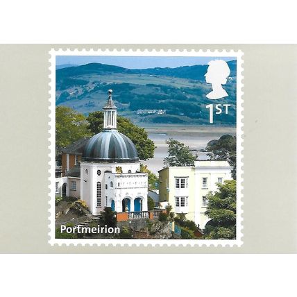 SG 3297 PHQ: (1st) multicoloured United Kingdom A-Z: Portmeirion, Wales, reprint