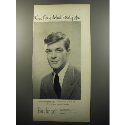 1950 Fabian Bachrach Photographer Ad - Women cherish Bachrach portraits of men