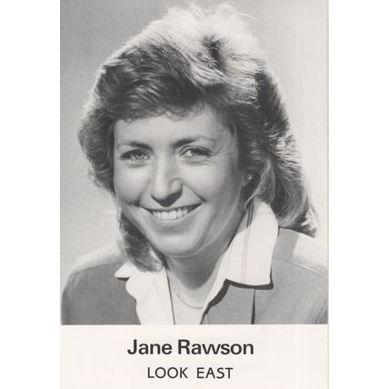 Jane Rawson Look East ITV Vintage News Reader Cast Card Photo
