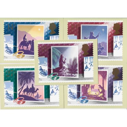 GB 1988 November PHQ M set of 5 Christmas