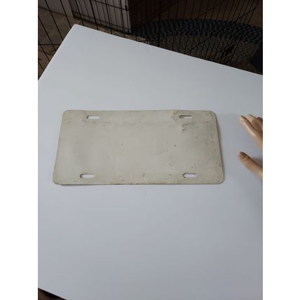 Vintage License PLATE Tag Sign "Discover The Treasure ORIENTAL" North Carolina