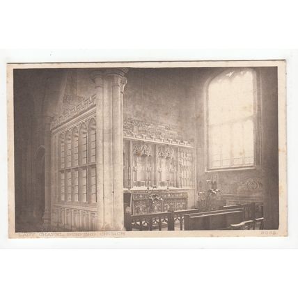 The Lady Chapel Burford Church Postcard Oxfordshire Geo Packer
