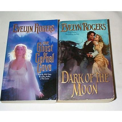 Lot 856 - - Evelyn Rogers - - 11 Romance / Historical Romance Book Lot - - Paper