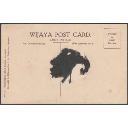 Reclamation Road Corner, Colombo, Ceylon, c.1910 - Wijayaratna Postcard