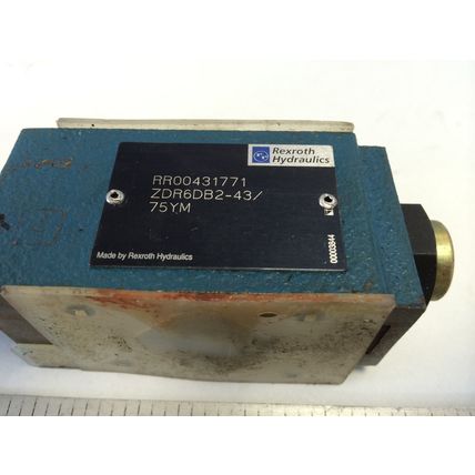 NEW REXROTH RR00431771 ZDR6DB2-43/75YM 00003844 HYDRAULIC VALVE,FM