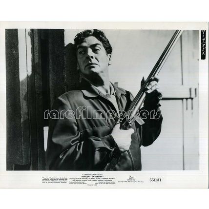 VIOLENT SATURDAY 1955 Victor Mature, Margaret Hayes, Lee Marvin 8 10x8 STILLS
