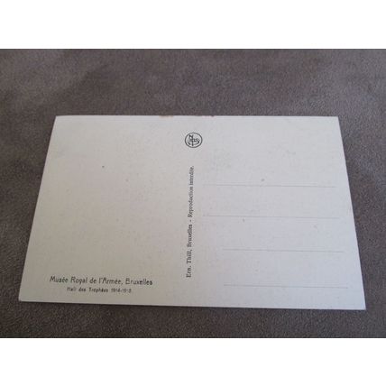 Early Postcard - Royal Army Museum - Brussels, Belgium