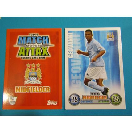GEOVANNI - Manchester City - Match Attax 2007/08 Football Card