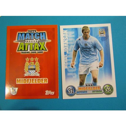 Michael Johnson - Manchester City - Match Attax 2007/08 Football Card