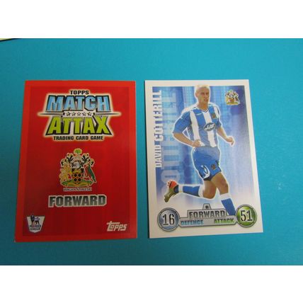David Cotterill - Wigan Athletic - Match Attax 2007/08 Football Card