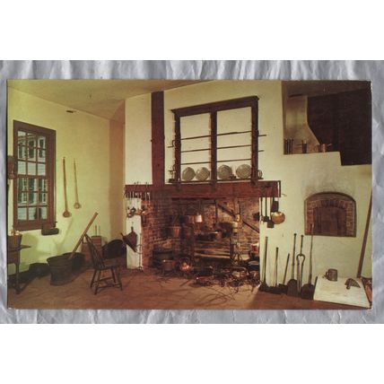 The Family Kitchen At Mount Vernon - Postally Unused - M.V.L.A. Postcard