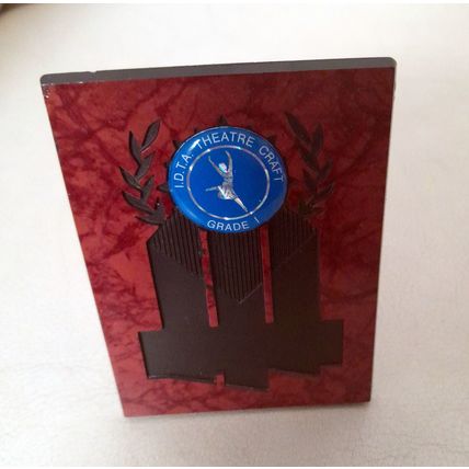 International Dance Teachers’ Association Award Plaque : Theatre Craft Grade I