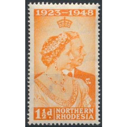 Royal Silver Wedding: 1½d - Northern Rhodesia 1948 - NM H - SG 48