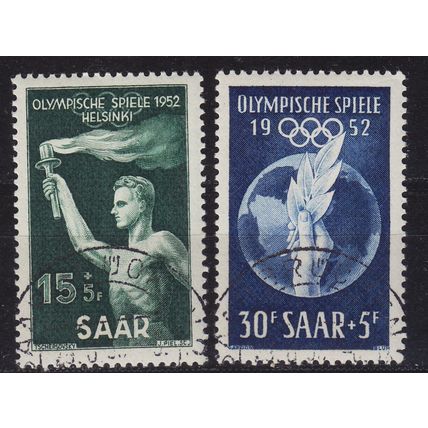 GERMANY Saar [1952] MiNr 0314-15 ( O/used ) [02] Olympia