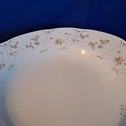 Vintage Lot 2 PREMIERE ME 212 BRIARWOOD Soup BOWLS China Salad 9" Scalloped