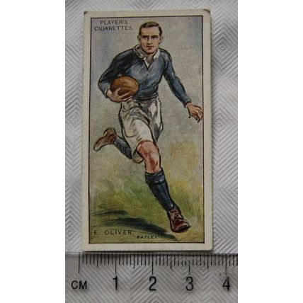 1928 Players Footballers No. 35 E. Oliver, Batley (Rugby League)