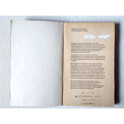 The Productions Of Time by John Brunner (Penguin vintage science fiction 1970)