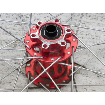 (faulty) QR 26" MTB Bike Rear Disc Wheel Superstar XC-430 ARC MT007 Sapim Spokes