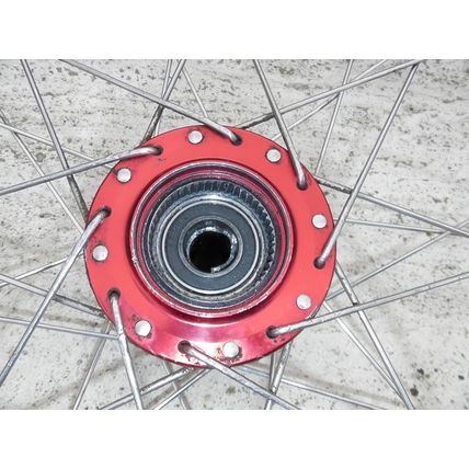 (faulty) QR 26" MTB Bike Rear Disc Wheel Superstar XC-430 ARC MT007 Sapim Spokes
