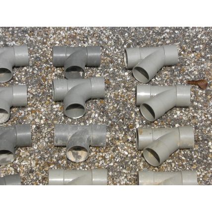 Used 16mm 90 92.5 135 degree T Plumbing Pipe Fittings Connector Joint +Tap elbow