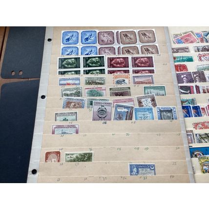 ICOLLECTZONE Columbia Dealer Stock pages Excellent lot unpicked (COL570)