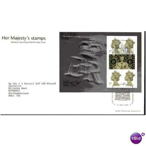 2000 'HER MAJESTY'S STAMPS' F.D.C (BUREAU F.D.I) (EBID556)