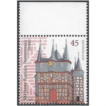 SG 3573: 500th Anniversary of Frankenberg Hall, PVA gum, perf. 14.