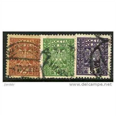 1929 Michel 261/263 - #5 fine used (o)