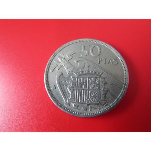 1957 SPAIN FIFTY PESETAS FREE POST. AA.
