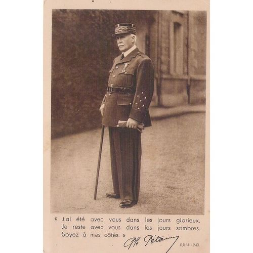 CARTE POSTALE - MARECHAL PHILIPPE PETAIN REF3