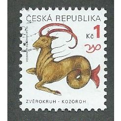 CZR 1998 1kc 'SIGNS OF THE ZODIAC' FINE USED (EBID42-897)