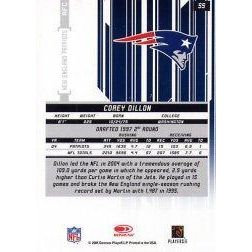 2005 Leaf Rookies & Stars Football Corey Dillon