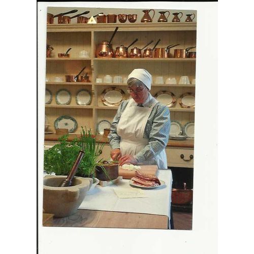 Suffolk ICKWORTH Kitchen Postcard by National Trust
