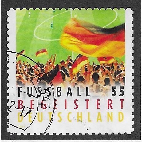 GER 2012 55c (S/A) 'GERMAN FOOTBALL ENTHUASIASM' FINE USED (EBID60-364)